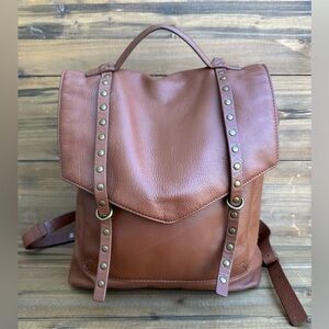 Lucky Brand Leather Studded Backpack Handbag